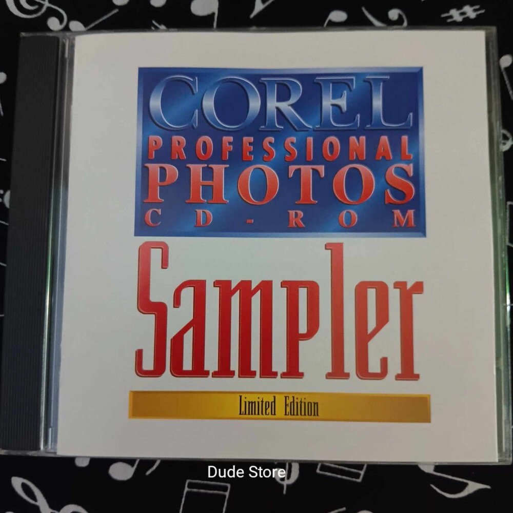 Corel Professional Photos Sampler PC CD-ROM for Windows Vintage Software 1994